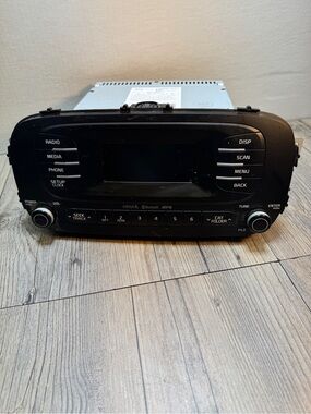 2014-2016 Kia Soul Black AM FM CD Player Radio Sirius Receiver Tested Works